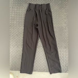 Black straight leg pants